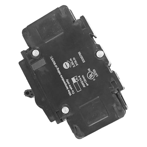 HQRP UL 489 Miniature Circuit Breaker, HCB1U-60C20/1 Series, 1 Pole Breaker, 120/240V AC, 20A