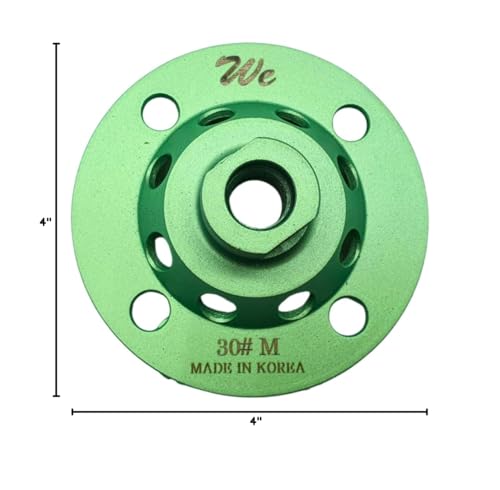 4" Diamond Grinding Wheel for Concrete or Masonry, Heavy Duty, Circle Shape 5/8"-11T XPEEDPRO