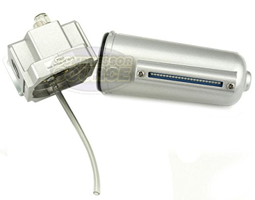 Industrial Grade Lubricator Oiler for Compressed AIR LUBRICATE Pneumatic AIR Tools, Metal Bowl with Visible Sight Glass, 225 PSI MAX (1/2" NPT, 5oz) - style: 1/2" NPT, 5oz