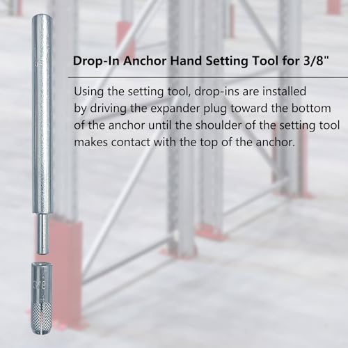 Drop-in Anchor Hand Setting Tool for 3/8" - size: 3/8inch
