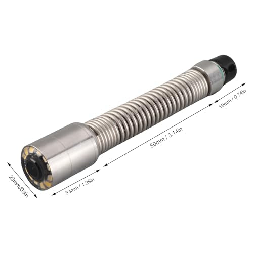LiebeWH Pipeline Inspection Camera IP68 Waterproof Sewer Drain Scope with 12 LED Lights for Pipe Wall Defect Clear View