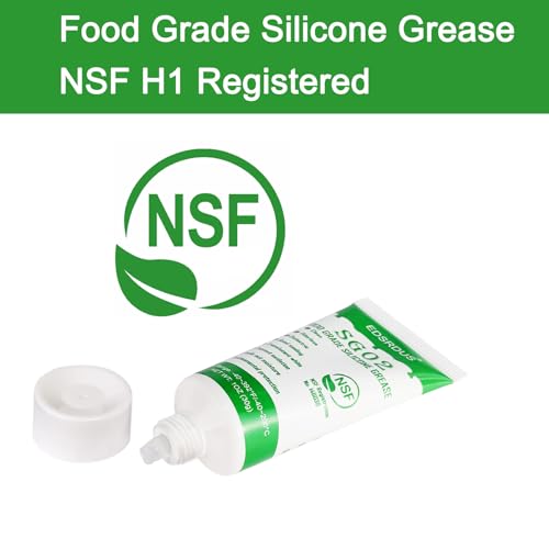 SG02 Food Grade Silicone Grease Waterproof Plumbers Grease for Valve Sealant Faucet O Rings Garden Hoses 1OZ
