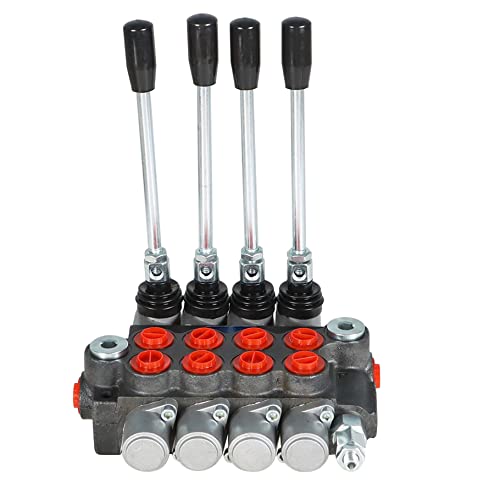 4 Spool 11GPM Hydraulic Directional Control Valve, 3600PSI BSPP Port