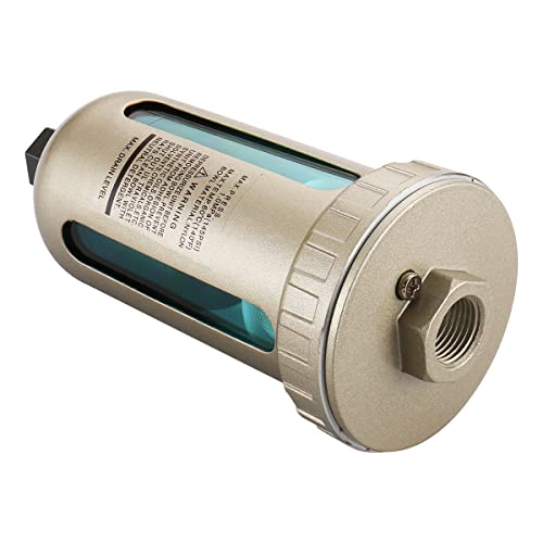 BAOMAIN Air Compressor Auto Drain Valve Water Separator 1/2" to 3/8" PT - size: 1/2" RC Thread (PT)