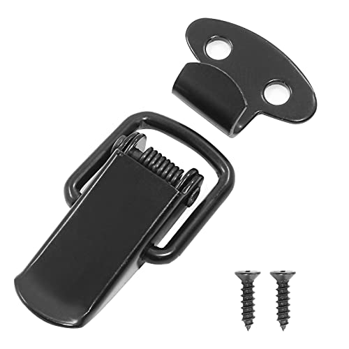 Jiozermi Spring Toggle Latch, 1.8", Black, 12 Pack - size: 1.8"x 0.7"