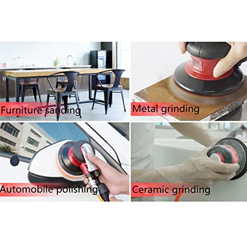 Professional 6" Air Random Orbit Sander, Dual Action Sander, Low Vibration