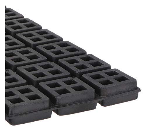 Mason Vibration Isolation Pad, Neoprene, 180 per 2x2 Max. Steady Load, 18" Length, 18" Width - 1 Each
