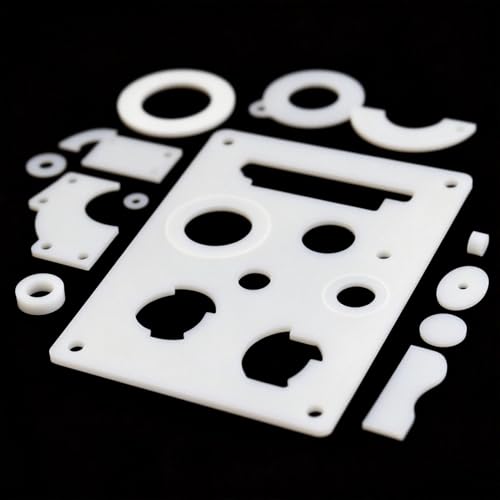 Size 12" X 12"-PTFE Plastic Sheet,2mm Thick White PTFE Virgin Sheet, - size: 12"x12"x2mm, style: 1 PCS