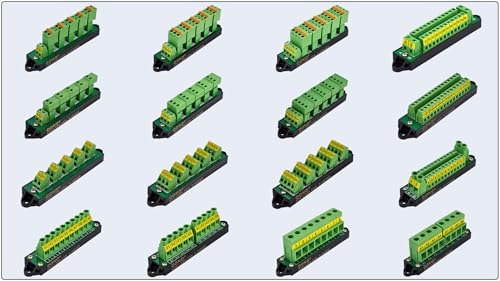 16Amp 300V 15x2 Position Terminal Block Distribution Module. OONO D-1658GP