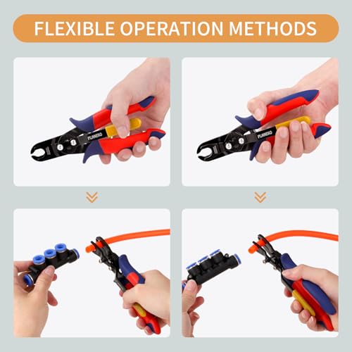 PLANEKO Air Line Removal Tool for 3/8" 1/2" Pneumatic Hose Removing - size: 3/8", 1/2"