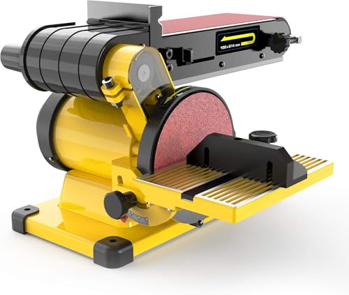 Woodskil 4.3A Belt Disc Sander Combo for Woodworking,4x36" Belt,6" Disc - size: Belt: 4" x 36", Disc: 6", 4.3A
