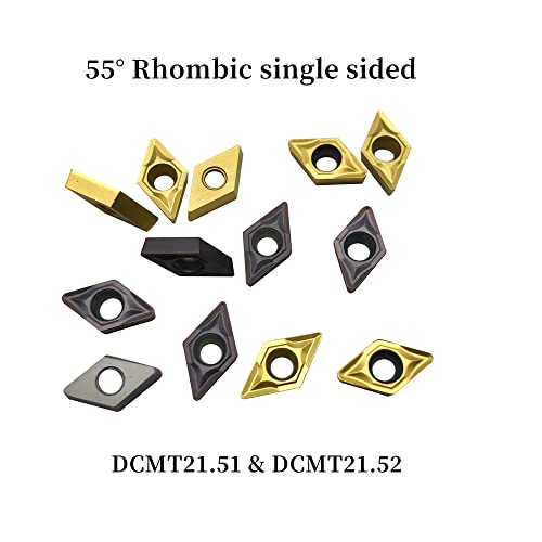 DCMT21.51 DCMT21.52 DCMT070204 DCMT070208 Carbide Turning Inserts - color: 20pcs DCMT21.51 inserts