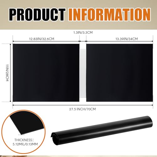 Teenyyou 5 Pcs 27.5 x 11 Inch PTFE Release Sheets