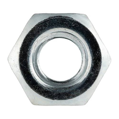 1/4"-20 (100 Pack) Nylock Hex Nuts, Grade 2, Nylon Insert Locknut by Makers Bolt - size: 1/4"-20 (100 pack)