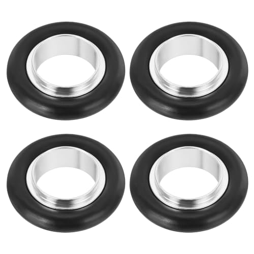 KF16 Flange Centering Ring (Aluminum Cylinder: 16mmID,17mmOD) 4Pcs - size: KF16