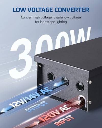 DEWENWILS 300W WiFi Smart Low Voltage Transformer with 3 Zones 300W - style: WIFI-Metal