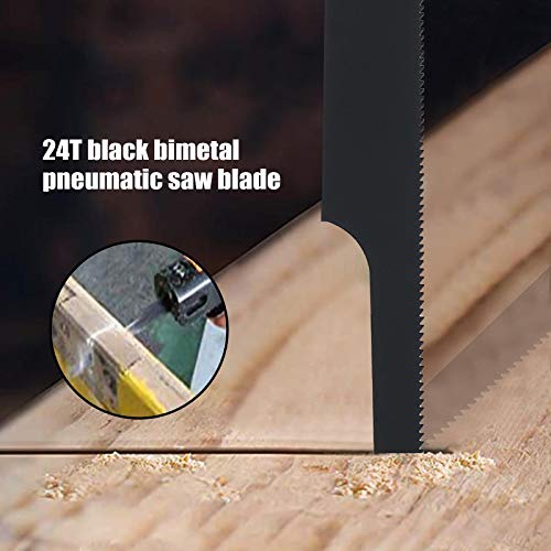 SING F LTD 10x Air Body Saw Blades 24T 95mm Black Replacement High Bi-Metal Central Air Body Saw Blades Spare Cutting Tool For A Variety Of Materials Cutting