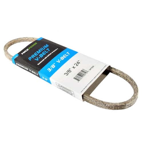 Maxpower 347429 Premium Belt Reinforced with Kevlar Fiber Cords, 3/8" x 24"