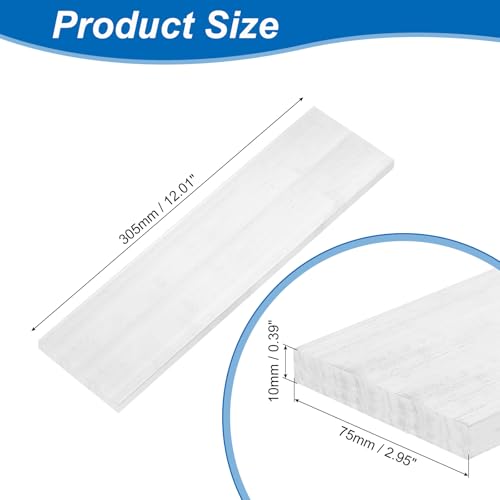 uxcell Square Aluminum Flat Bar, 3/8" Thickness 3" Width 12" Length Square Aluminum Bar 6061 Aluminum Flat Plate, 10 x 75 x 305mm Solid Mill Stock - size: 3/8" x 3" x 12"
