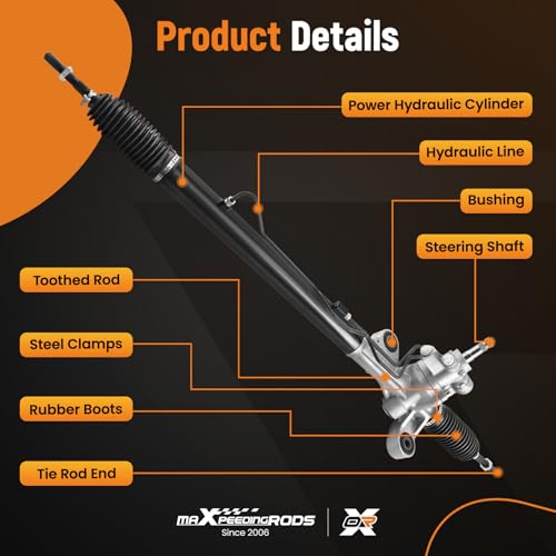 maXpeedingrods Power Steering Rack and Pinion for Honda Accord 2008-2012 - style: Accord 2008-2012