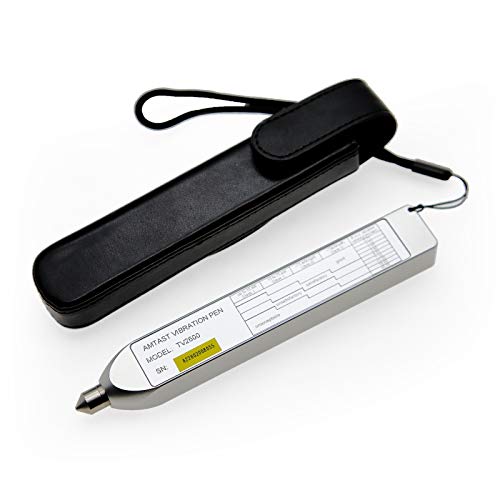 Vibration Meter Portable Vibration Meter Measures 0.1~199.9m/s² Acceleration, 0.001~1.999mm Displacement & 0.1~199.9mm/s RMS Velocity Vibration Detector Used for Industrial (Model TV2600) - style: Model 2