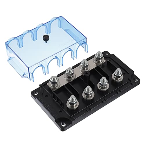 BOJACK 4-Way AMG Mega Fuse Holder (Pack of 1 ANM-B4) - size: 4-Way