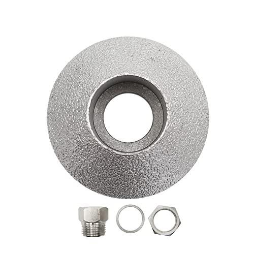 SHDIATOOL Diamond Grinding Profile Wheel Convex Curve Edge Hand Grinding Disc Grooving for Stone Marble Granite Height 20mm 3 - inch - size: 24.5mm height 5/8"-11