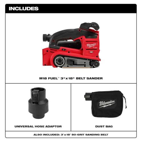 Milwaukee Electric Tool M18 Fuel 3"" x18 Belt Sander