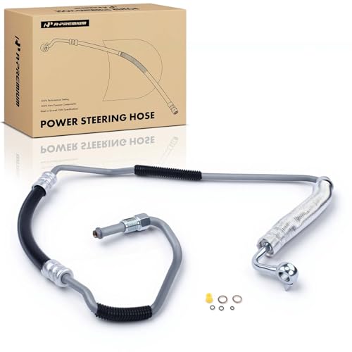 A-Premium Power Steering Pressure Hose Line Assembly, Pump to Gear/Rack