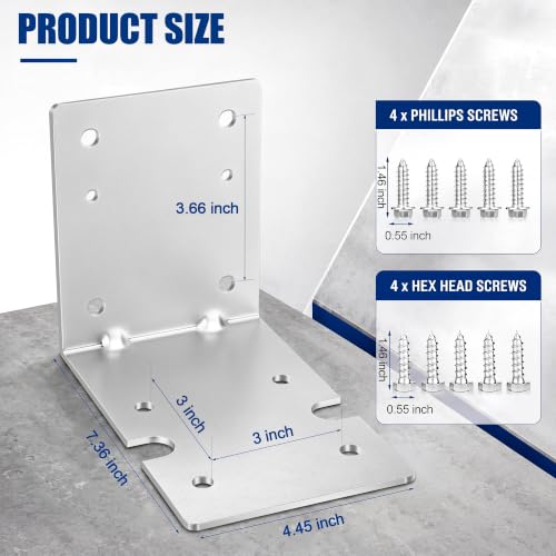 Filter Bracket Compatible with Big Blue 10/20 in BF7/BF9C Housings