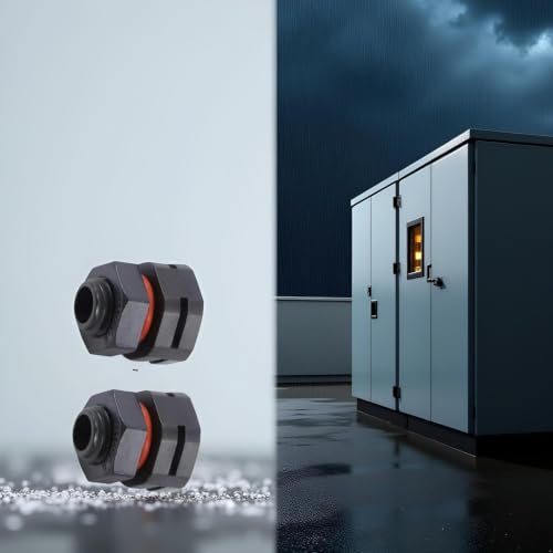 4Pcs Dustproof Waterproof IP68 Breather Screw Air Vent – M12x1.5 Pressure Reducing Valve, Lighting Breather Plug for Moisture and Pressure Control, Venting Screw for Outdoor Electrical Enclosures