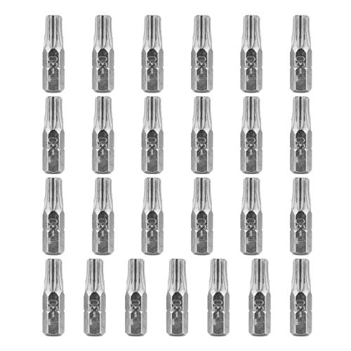 HPHOPE T30 Screwdriver Bit Set, Torx Bits T30, 1/4" Hexagon Bit (25 Pack) - size: T30, 25Pcs, 1"