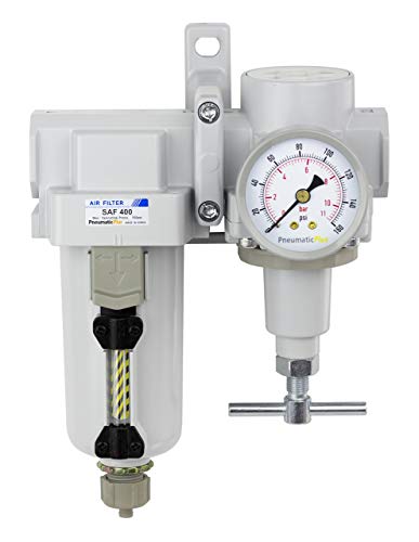 PneumaticPlus SAU420T-N06G-MEP Air Filter Regulator Combo, 3/4" NPT - size: 3/4" NPT