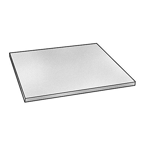 Sheet, UHMW, White, 3/8 In, 12 x 12 In