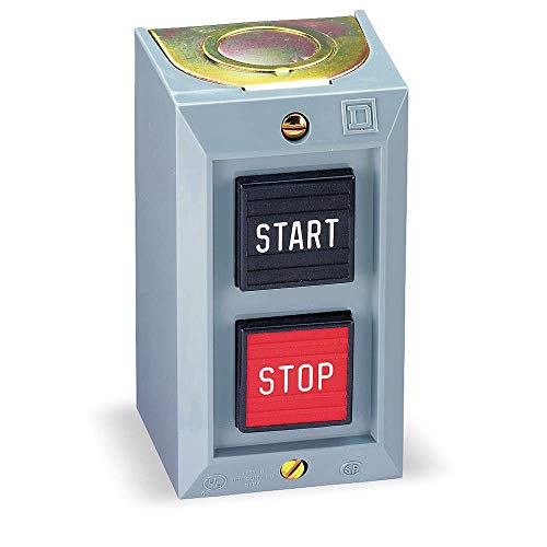 SQUARE D 9001BG201 SER. A PUSH BUTTON STATION (AS PICTURED)USED