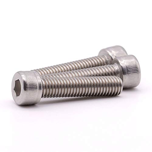 1/4"-20 x 5/8 inch Stainless Socket Head Cap Screws, 304 Stainless Steel 18-8, Allen Hex Drive, Full Thread Coverage, 30 Pack - size: 1/4-20 x 5/8"