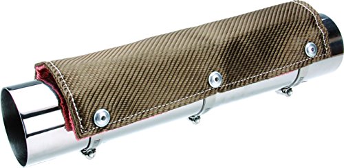 Design Engineering Titanium Pipe Shield 4" x 12" | Lava Rock Technology - size: 4" x 1'