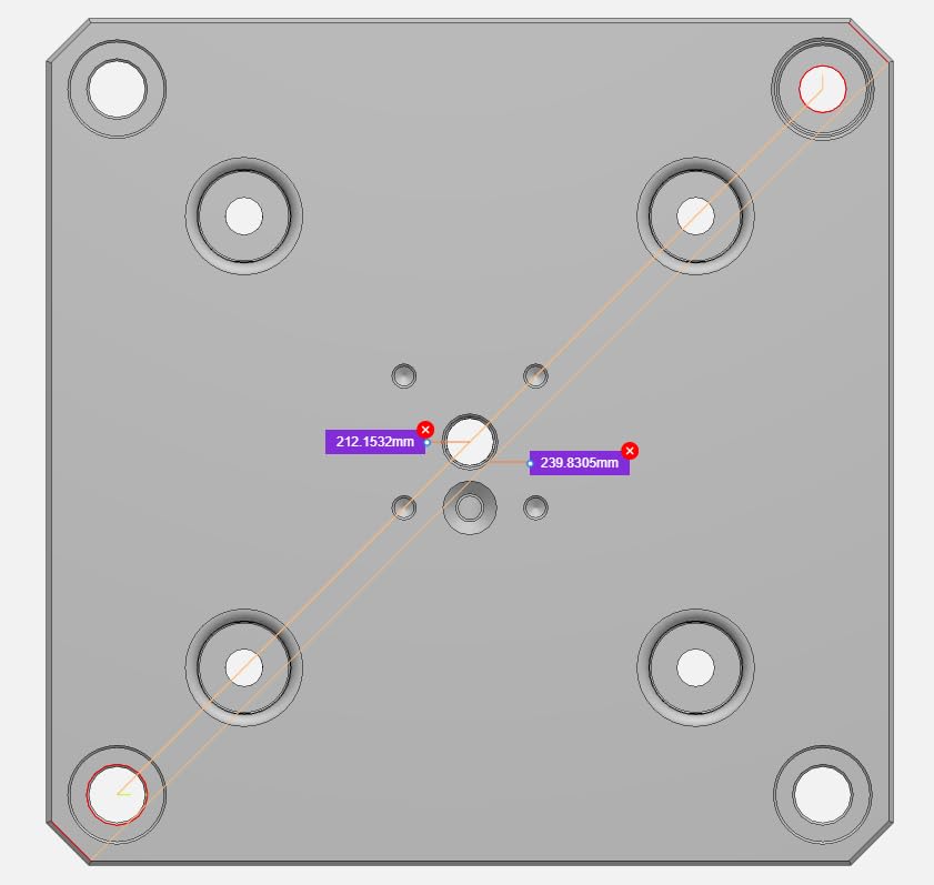 XinDian Quick Zero Point plate D96-D - style: D96-D