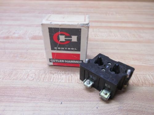 Cutler Hammer 10250-T1 Contact Block 1NO 1NC