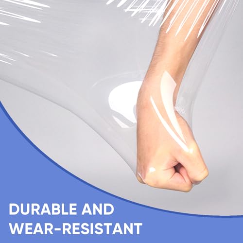 AISEY Stretch Wrap Roll Heavy Duty Plastic Moving Wrap 15" X 500FT - size: 15" X 500FT