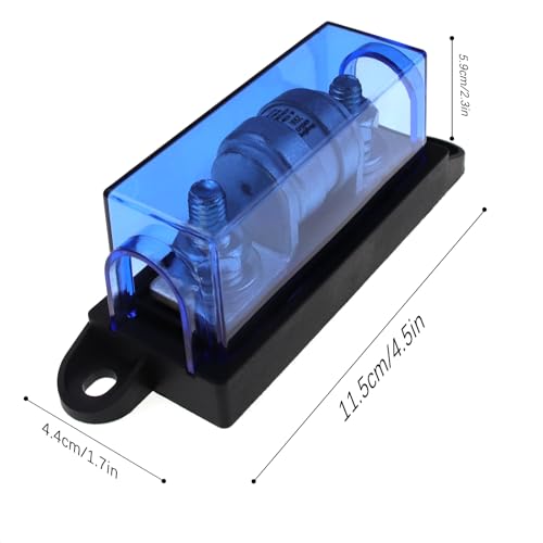 250V DC Class T Fuse Block Class T Fuse Holder 250A for Inverters,Car Audio Systems IR10KA - style: 250V 250A