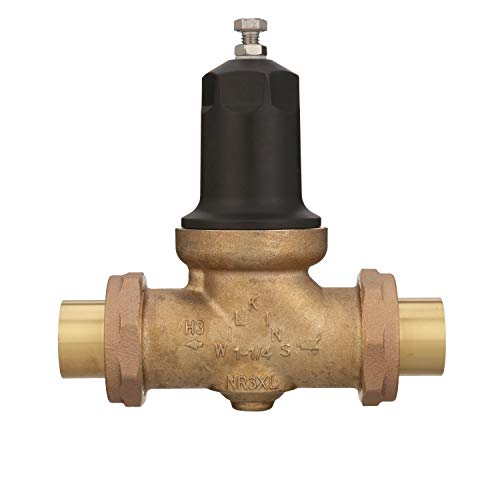 Zurn Wilkins 114-NR3XLDUC 1-1/4" NR3XL Pressure Reducing Valve with Double Union FNPT Copper Sweat Connection - size: 1.25 Inch