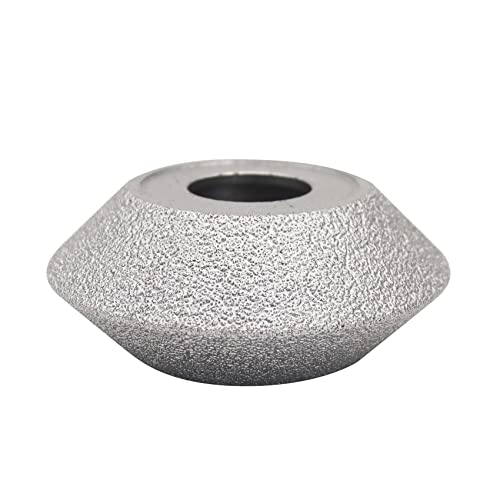 SHDIATOOL 3 - inch Diamond Hand Profile Wheel Height 30mm Convex Curve Edge Grinding Disc Grooving for Stone Marble Granite Rock - size: 30mm Height v shape