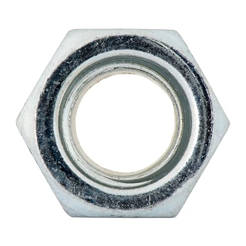 3/8"-16 (100 Pack) Nylock Hex Nuts, Grade 2, Nylon Insert Locknut by Makers Bolt - size: 3/8"-16 (100 pack)