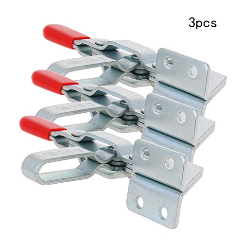 Utoolmart Hand Tool Vertical Toggle Clamp GH-101-B Quick Release Clamp 100kg Holding Capacity 3 Pcs - size: GH-101-B 3pcs