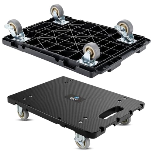 Furniture Dolly 2 Pack Add-On, Connectable Moving Dolly with Wheels
