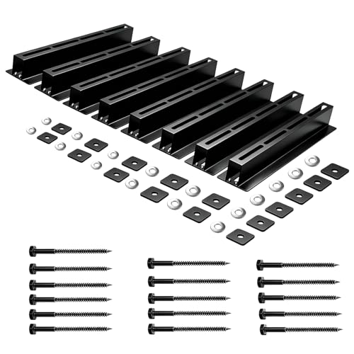 Garage Ceiling Storage Racks, Ceiling Mount Bin Holder, 8 Sets for 7 Bins - size: 8 Pack