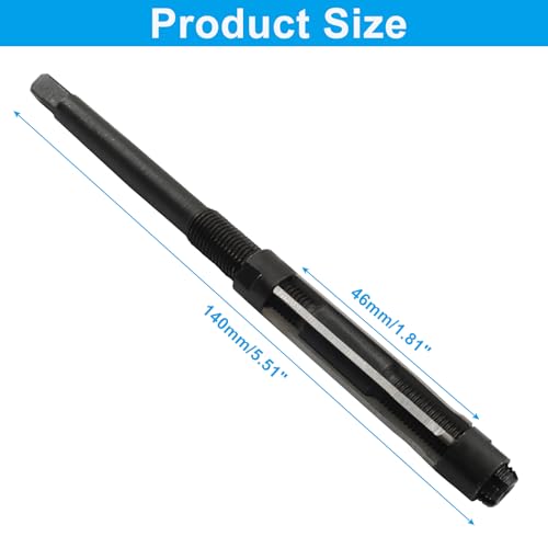 Piutouyar Adjustable Hand Reamer, Adjustment Range 11.75mm-12.75mm - size: 11.75mm-12.75mm