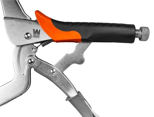 WEN 8-Inch Face Clamp for Woodworking and Pocket Hole Joinery (CL862F) - size: 8-Inch