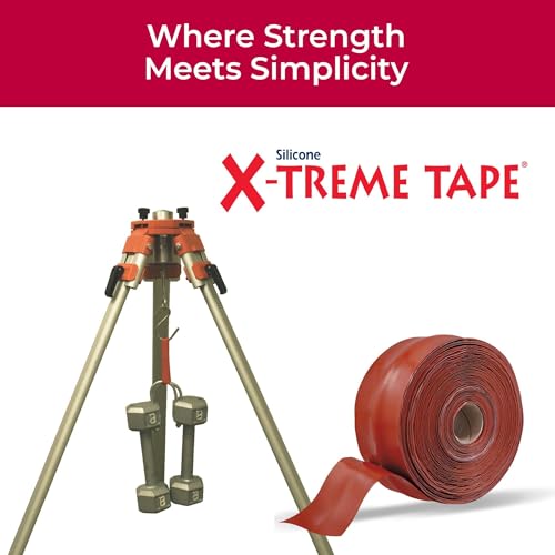 X-Treme Tape Self Fusing Silicone Tape - 1'' x 10 Ft Roll - Iron Oxide Red - color: Oxide Red, size: 1" wide x 10 ft long